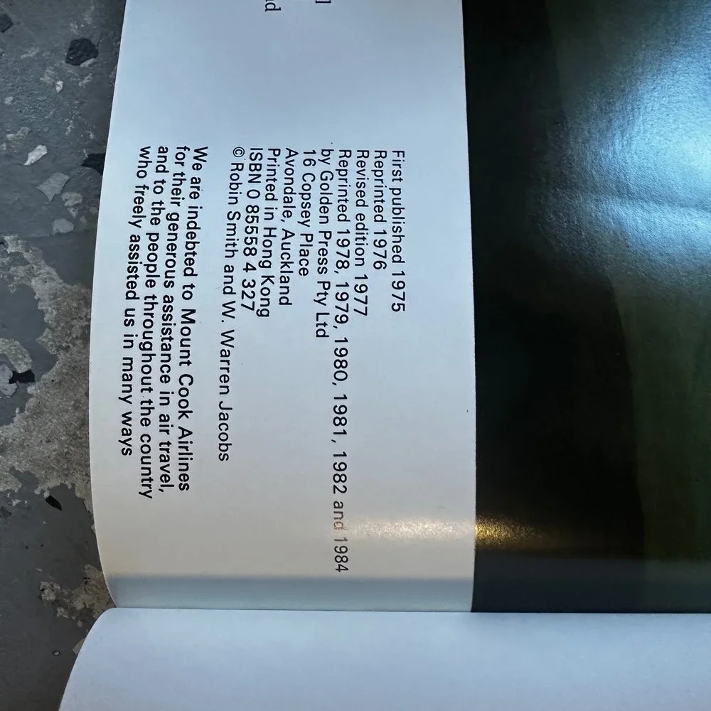 The Beauty of New Zealand‎ 1975 Photography Travel Book Scenic Nature